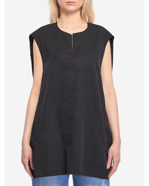 The Row Black Owen Top