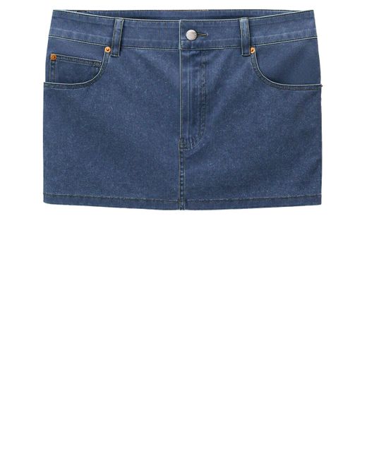 Alexander Wang Blue Miniskirt