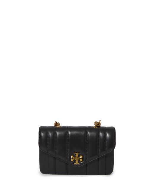 Tory Burch Mini Kira Top Handle Bag in Black | Lyst