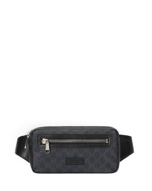Marsupio In Morbido Tessuto GG Supreme di Gucci in Black da Uomo