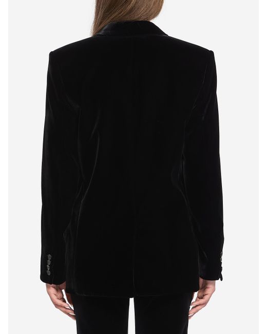 Saint Laurent Black Cassandre Jacket
