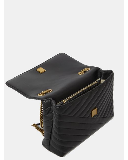 Tory Burch Kira Chevron Bag in Black Lyst UK
