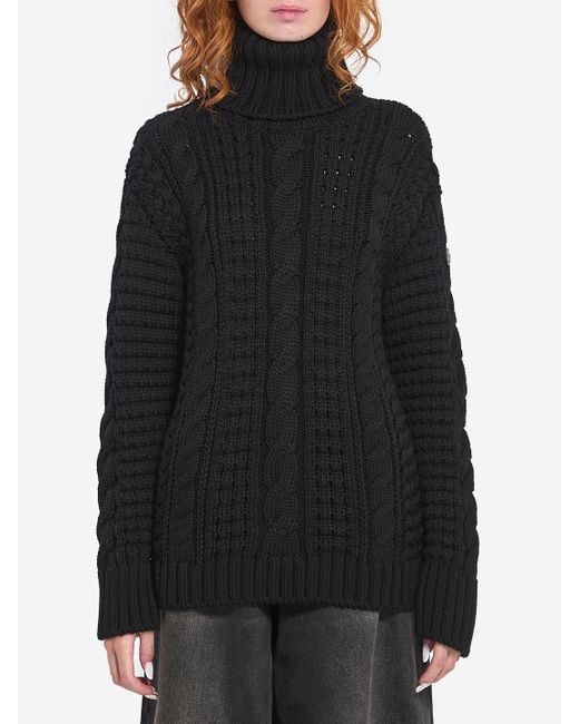 Moncler x Edward Enninful Black Ee72 Turtleneck Sweater Tricot