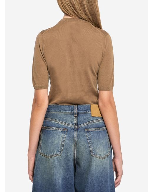Max Mara Blue Basic Wool Sweater