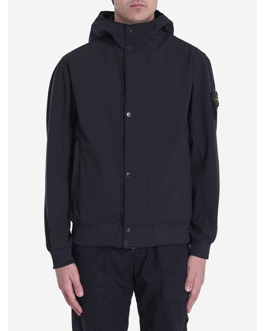 Giacca Light Soft Shell di Stone Island in Blue da Uomo