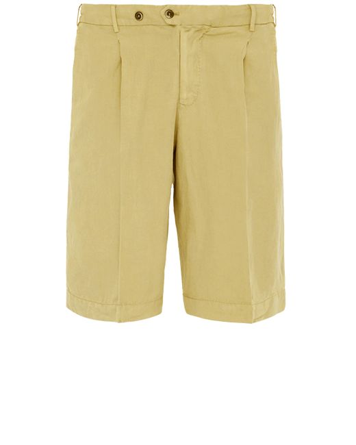 PT Torino Yellow Elasticated Bermuda Shorts for men