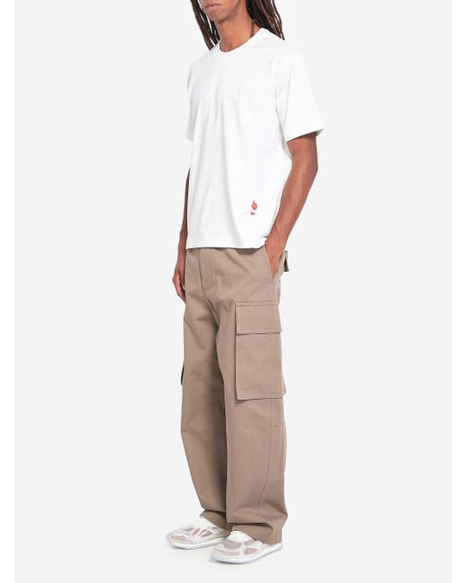 Pantaloni Cargo di Bottega Veneta in Natural da Uomo
