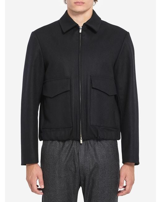 Barena Black Magan Caramal Jacket for men