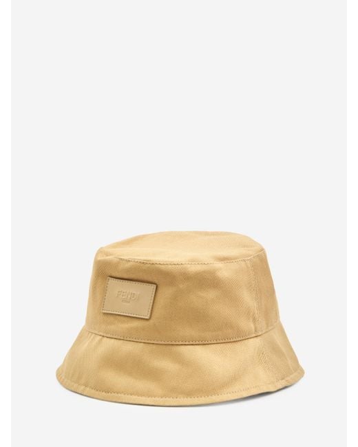 Fendi Natural Bucket Hat for men