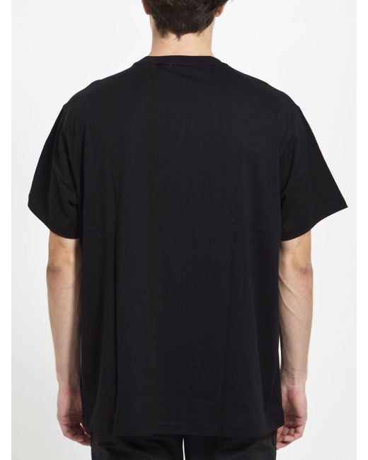 Tshirt Oversize di Burberry in Black da Uomo