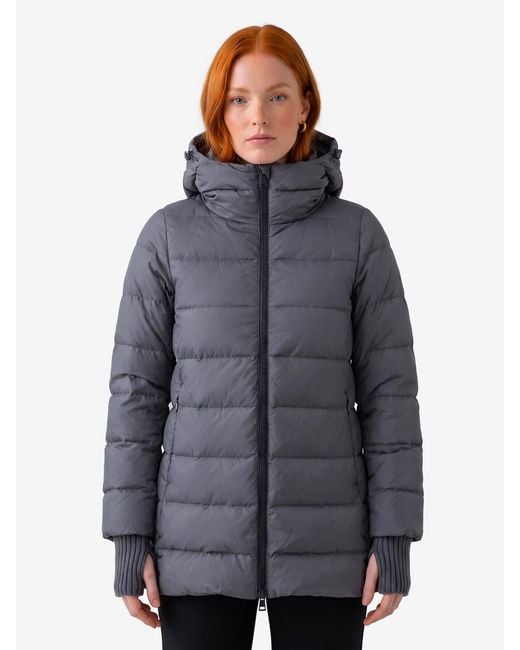 Herno Gray 2Layer Nylon Puffer Jacket