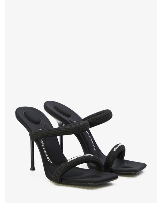 Alexander Wang Julie Sandals in Black Lyst