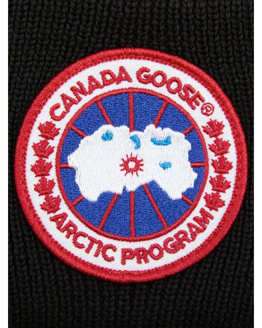 Canada Goose Black Arctic Toque Beanie for men