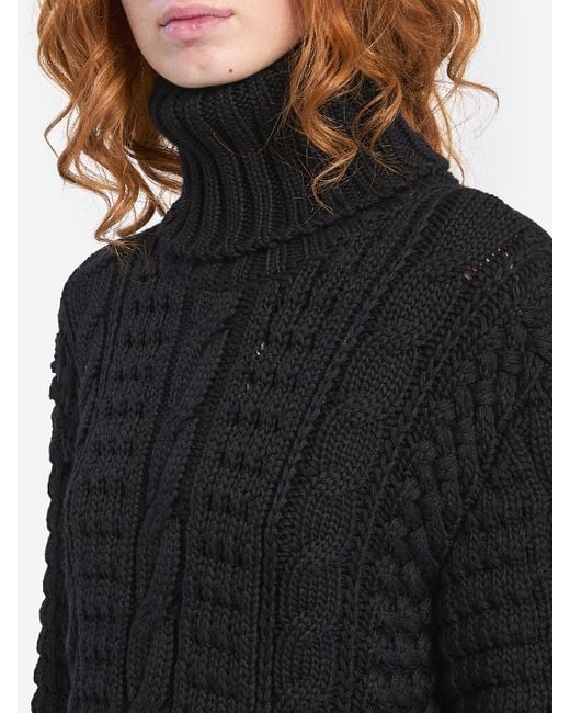 Moncler x Edward Enninful Black Ee72 Turtleneck Sweater Tricot