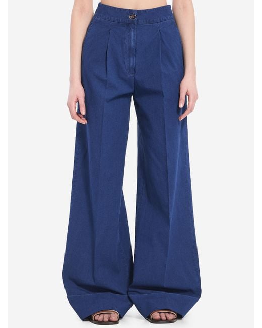 Valentino Garavani Blue Denim Trousers