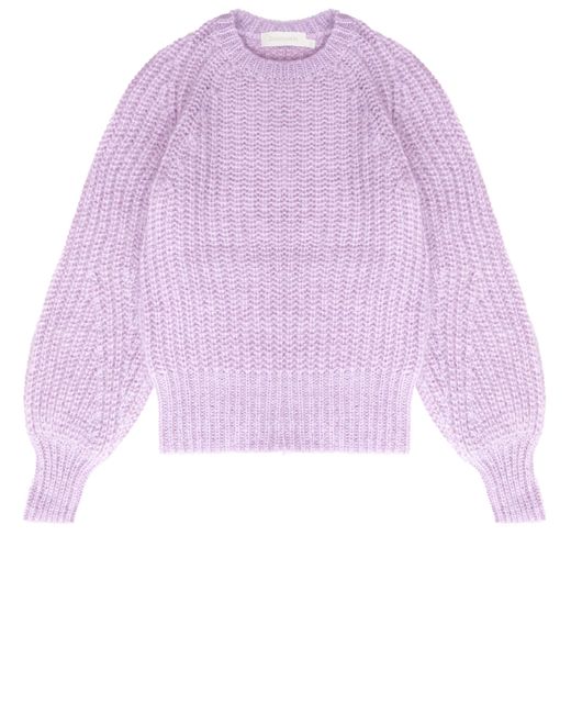 Zimmermann Purple Luminosity Raglan Sweater