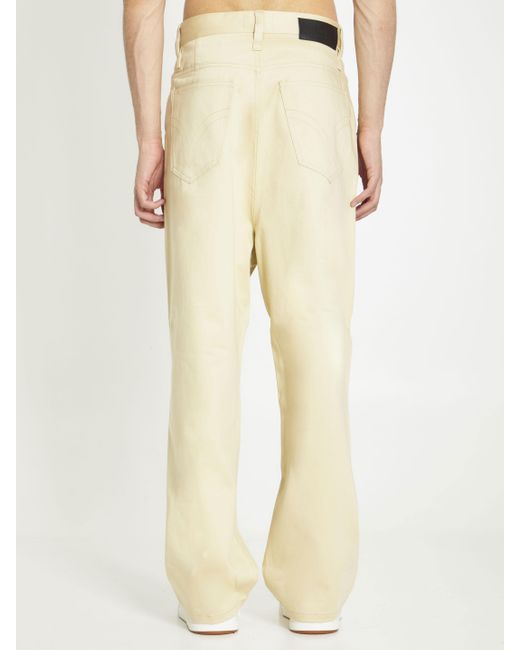 AMI Natural Cotton Trousers for men