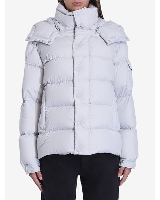 Moncler White Maya 70 Short Down Jacket