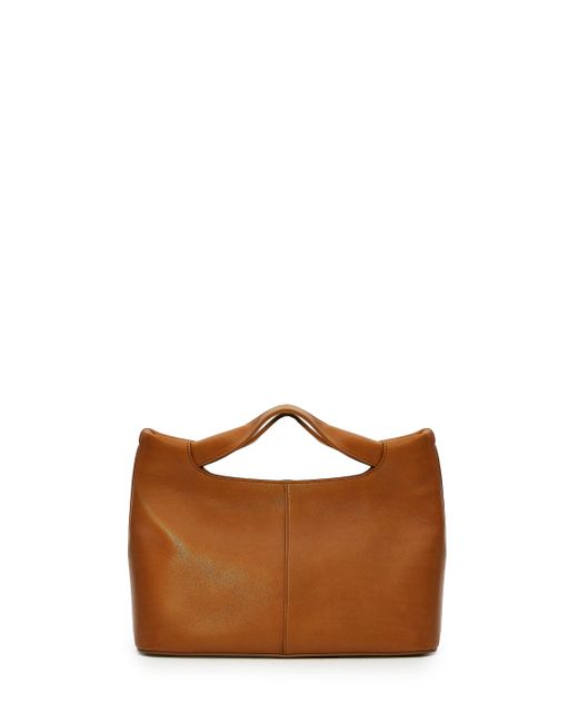The Row Brown Camdem Cuir Leather Bag