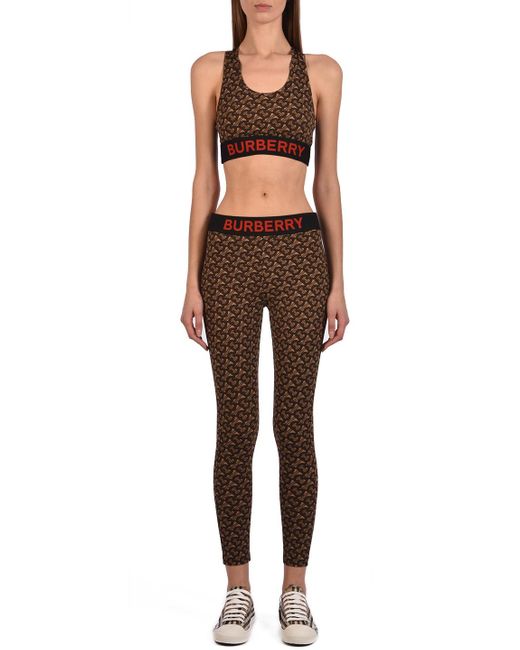 burberry tights and sports bra