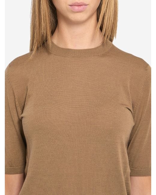 Max Mara Blue Basic Wool Sweater