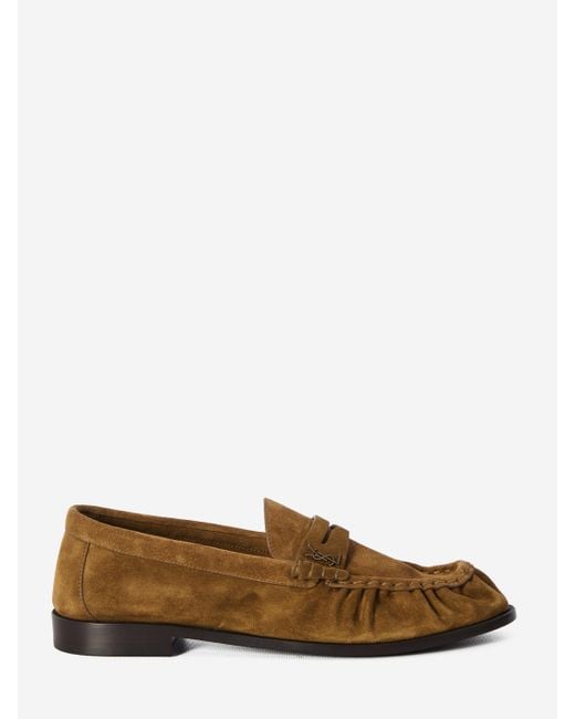 Saint Laurent Brown Le Loafer Mocassins for men