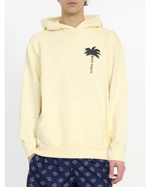 Palm Angels Natural The Palm Hoodie for men