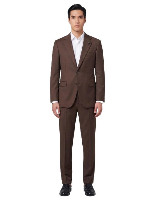 Lardini Brown Feeling Singlebreasted Suit for men