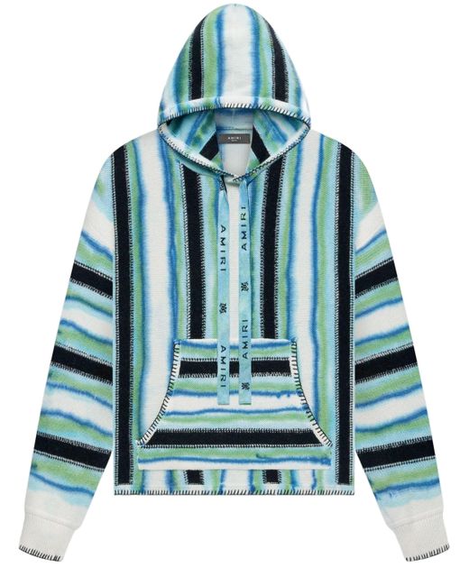 Amiri Blue Baja Tie Dye Hoodie for men