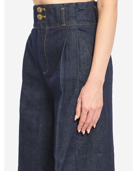 Zimmermann Blue Hypnotic Denim Pant