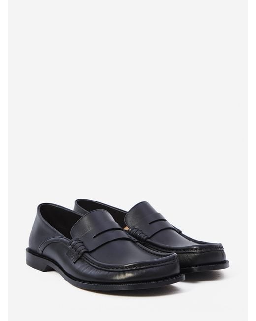 Loewe White Campo Flap Back Loafer for men