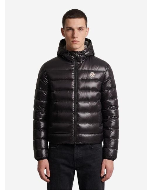 Moncler Black Short Packable Forzo Down Jacket for men