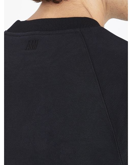 AMI Black Ami De Coeur Sweatshirt for men