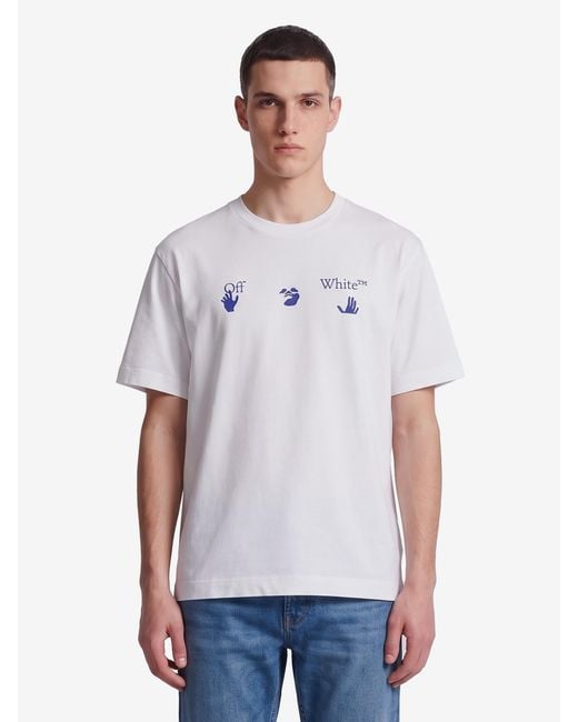 Off-White c/o Virgil Abloh White Bacco Arrow Skate Tshirt for men
