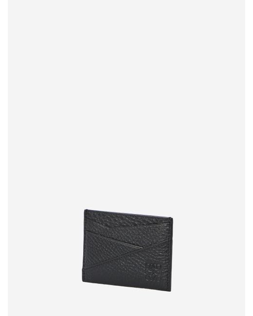 Portacarte Puzzle Edge Plain di Loewe in White da Uomo