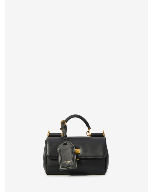 Dolce & Gabbana Black My Sicily Handbag Mini
