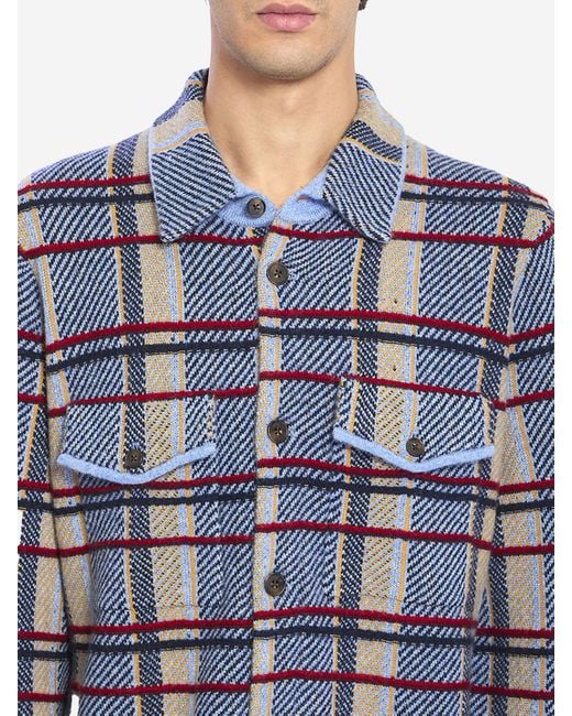 Maglione A Quadri di Guest In Residence in Blue