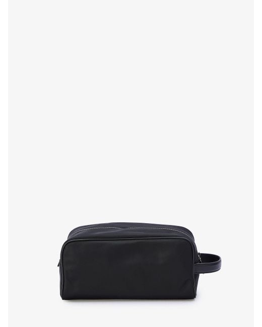 Dolce & Gabbana Calfskin And Nylon Toiletry Bag in Black for Men | Lyst