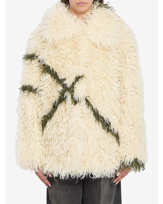 Jakke Natural Cocoon Coat Jacket