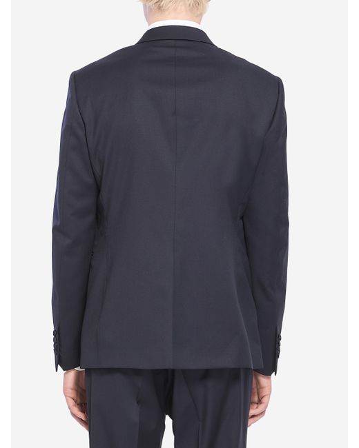 Tagliatore Blue Virgin Wool Twopiece Suit for men
