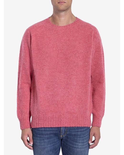 Howlin' By Morrison Pink Birth Of The Cool Sweater for men