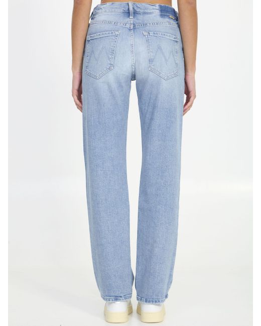 Jeans The Smarty Pants Skimp di Mother in Blue