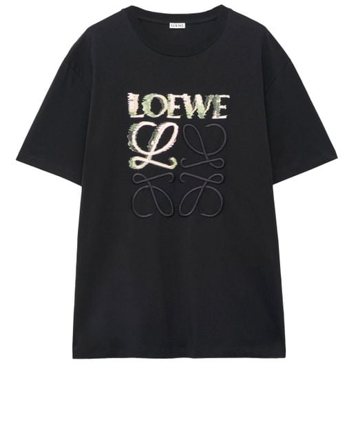Loewe Black Logo T-shirt for men