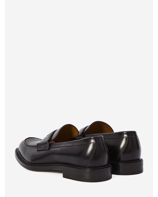 Mocassino Con Dettaglio Web di Gucci in White da Uomo