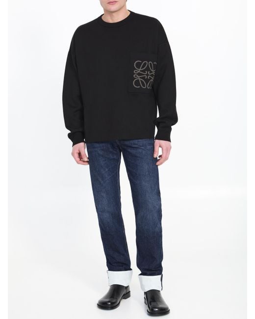 Loewe Black Sweater for men