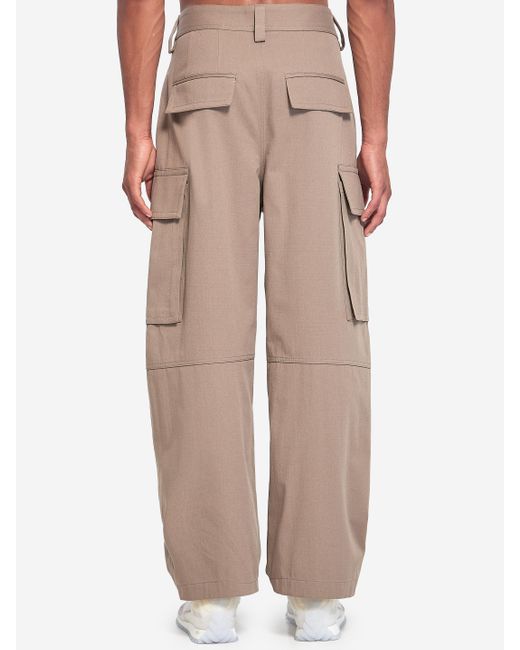 Pantaloni Cargo di Bottega Veneta in Natural da Uomo