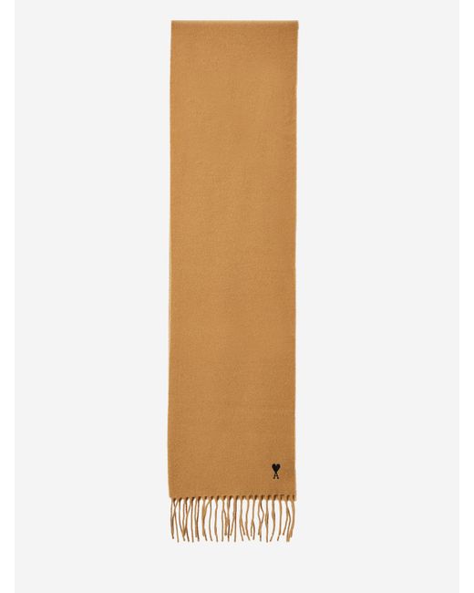 AMI Natural Ami De Coeur Scarf for men