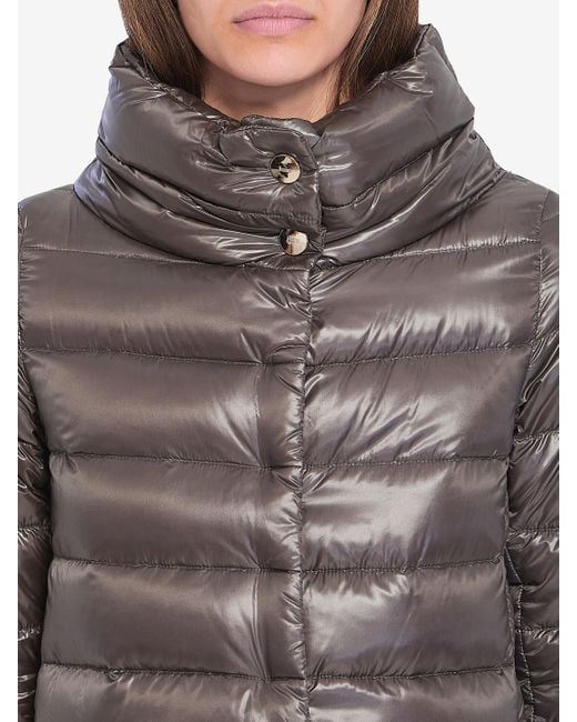 Herno Gray Amelia Light Puffer Jacket