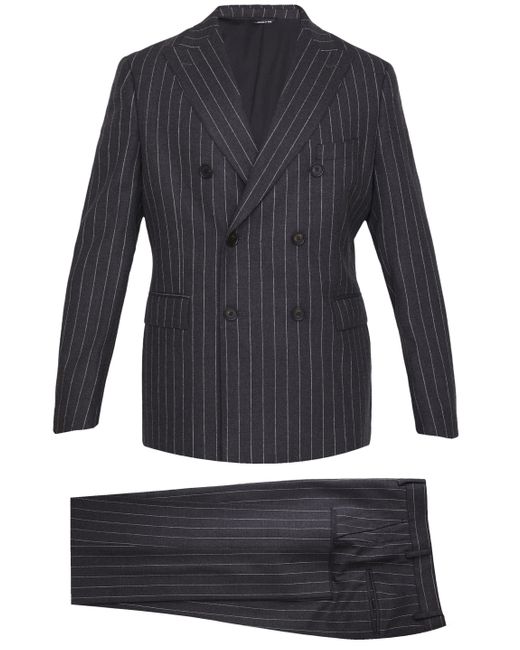 Tonello Blue Pinstriped Twopiece Suit for men