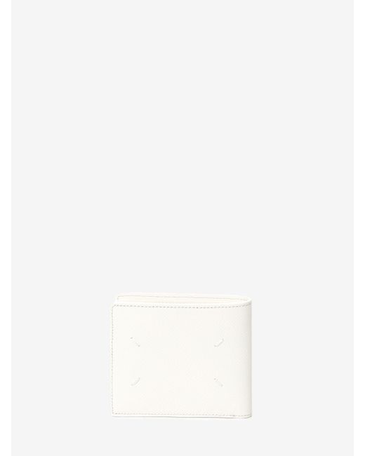 Portafogli bi-fold di Maison Margiela in White da Uomo